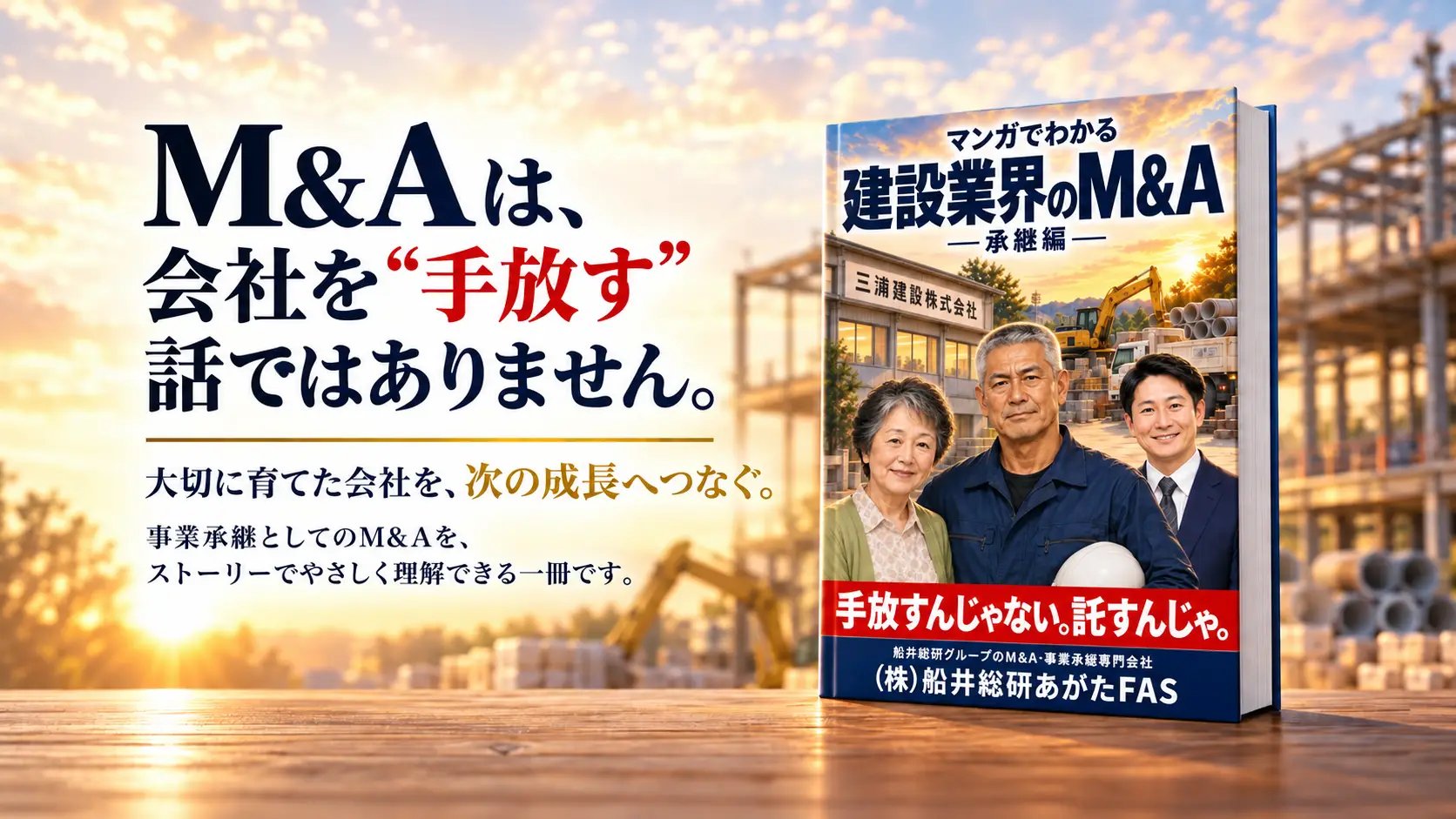 マンガで分かる建設業界のM&A-承継編-